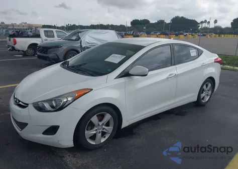 2013 Hyundai Elantra Gls from USA, damaged, VIN 5NPDH4AE4DH453798